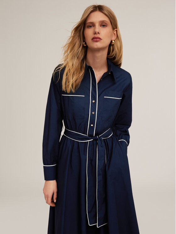 Motivi Motivi Vestito da giorno 7186Q003280N034 Blu Regular Fit