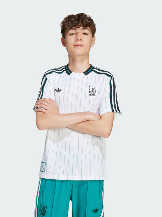 adidas adidas Koszulka techniczna Liverpool FC Terrace Icons Jersey Biały Regular Fit