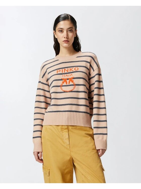 PINKO PINKO Maglione 88835 Beige Regular Fit