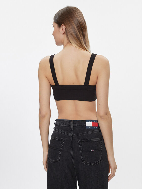 Tommy Jeans Tommy Jeans Топ Badge DW0DW17395 Чорний Slim Fit