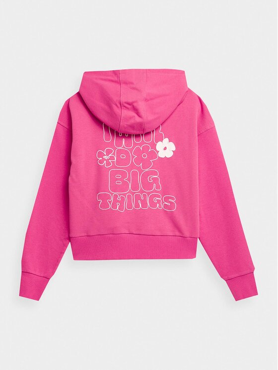 4F 4F Sweatshirt 4FJAW23TSWSF645 Rosa Regular Fit