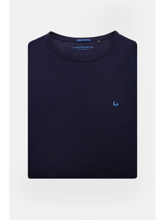 Lancerto Lancerto Longsleeve Runcorn Granatowy Regular Fit