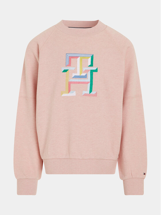 Tommy Hilfiger Tommy Hilfiger Μπλούζα Monogram KG0KG07885 Ροζ Regular Fit