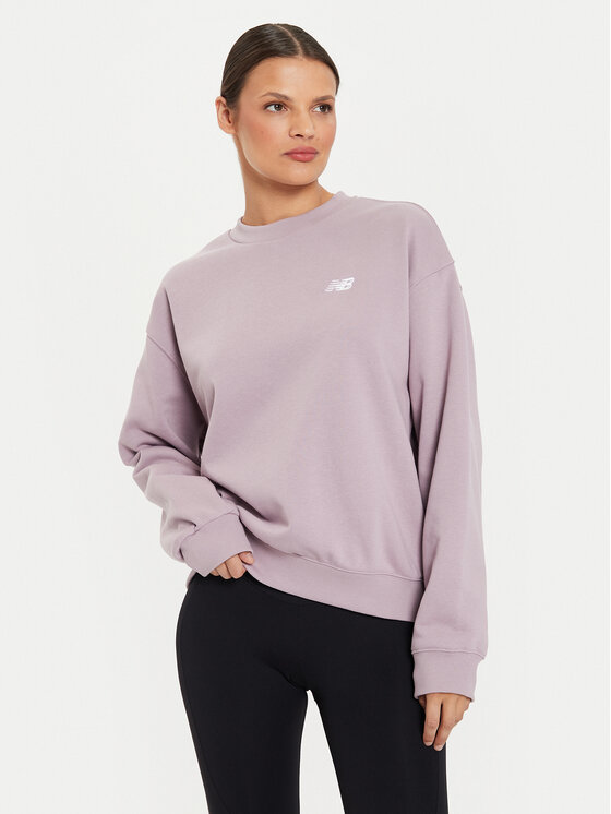 New Balance New Balance Majica dugih rukava Essentials WT41508 Ljubičasta Regular Fit