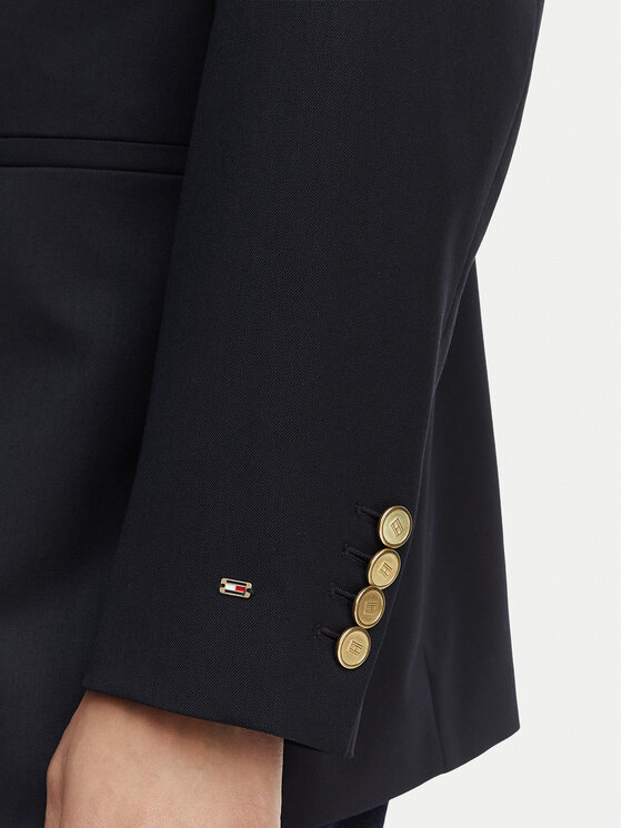 Tommy Hilfiger Tommy Hilfiger Švarkas WW0WW50784 Tamsiai mėlyna Relaxed Fit