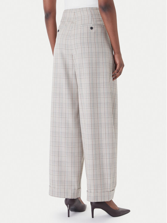 BOSS BOSS Pantaloni din material Telda1 50553949 Bej Oversize