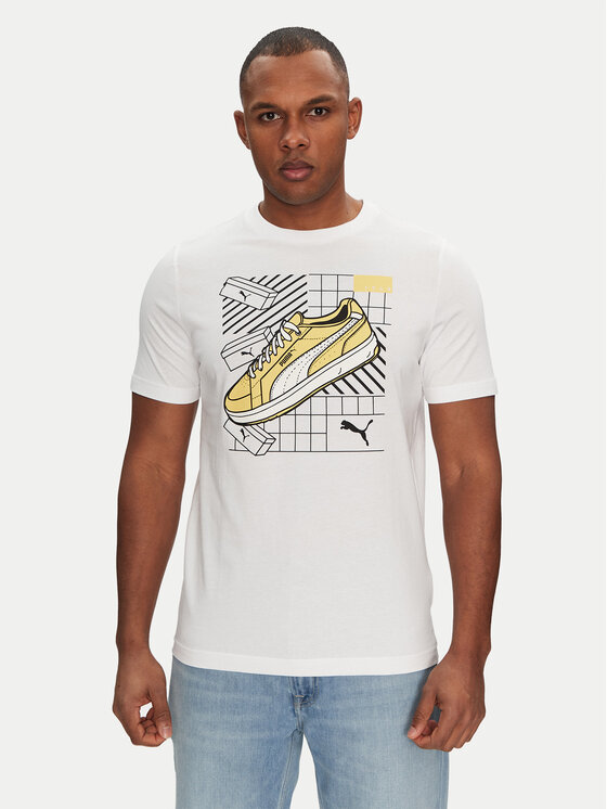 Puma Tričko Sneaker 684830 Biela Regular Fit