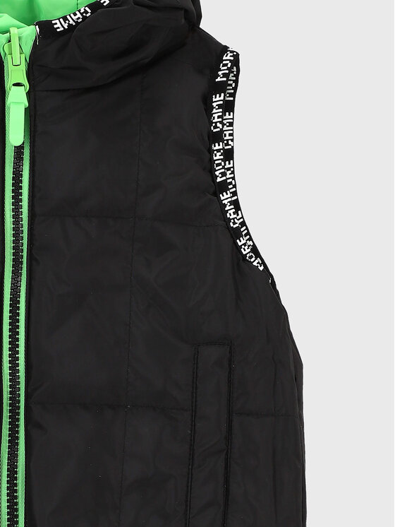 Coccodrillo Coccodrillo Kamizelka ZC2178502OBK Zielony Regular Fit
