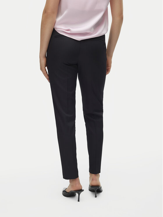 Vero Moda Vero Moda Chino hlače Fenya 10313834 Črna Tapered Fit