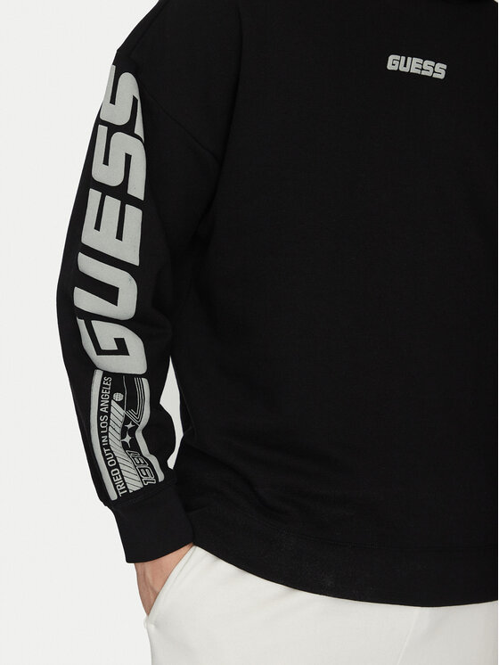 Guess Guess Felpa Z4BQ03 KAIJ1 Nero Regular Fit