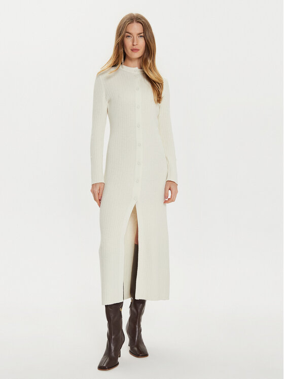 TWINSET TWINSET Kardigan 242TT3430 Bijela Slim Fit