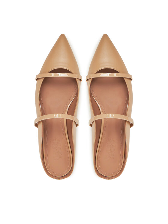 MALONE SOULIERS MALONE SOULIERS Natikači Maureen Flat 327 Bež