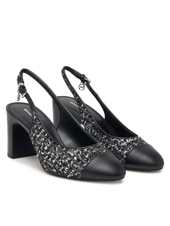 MICHAEL Michael Kors MICHAEL Michael Kors Botki Piper Flex Sling Pump 40F6PIMP1D Czarny