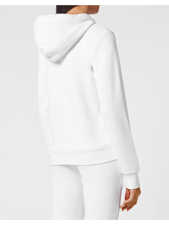 Plein Sport Plein Sport Bluza 2635 Biały Regular Fit