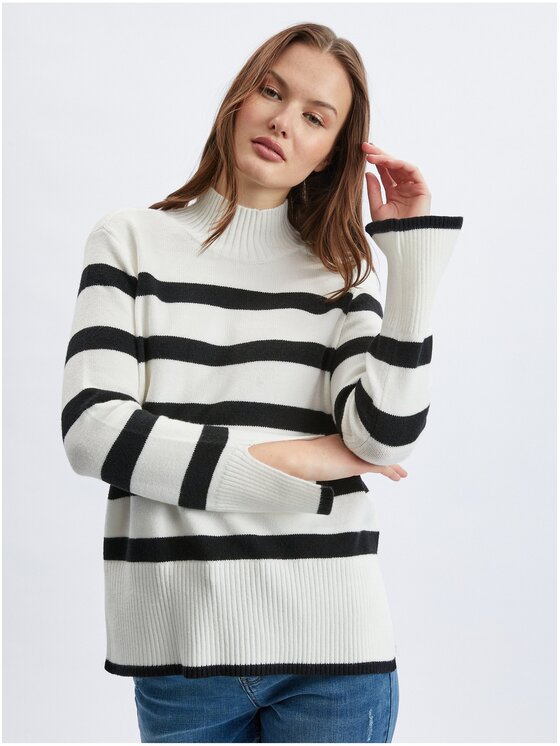 Sweter Orsay, Rozmiar S, Biały, 507468-044000//S