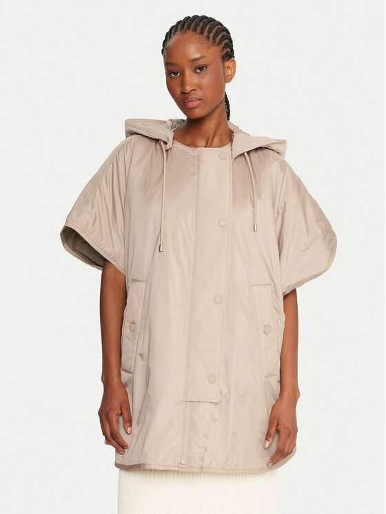 Weekend Max Mara Weekend Max Mara Cappotto di transizione Riva 2525296011 Beige Relaxed Fit