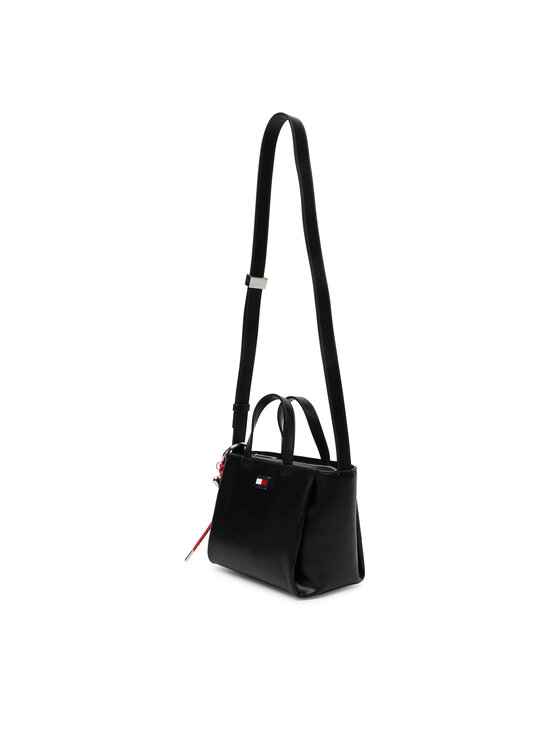 Tommy Jeans Tommy Jeans Geantă Tjw City Charm Mini Tote AW0AW18580 Negru