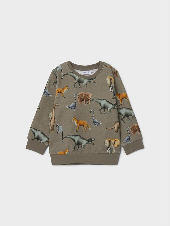 NAME IT NAME IT Pulóver 13212855 Zöld Regular Fit