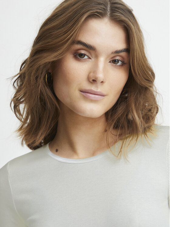 Blusa 20611874 Écru Regular Fit