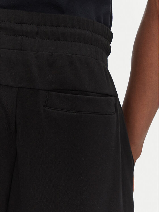 Aeronautica Militare Aeronautica Militare Pantaloni scurți sport 251BF025F459 Negru Regular Fit