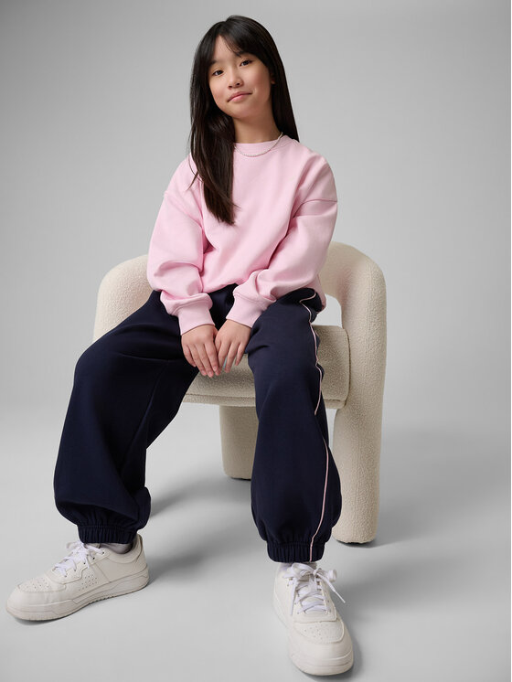 4F 4F Bluza BOW MOTION Różowy jasny Loose Fit