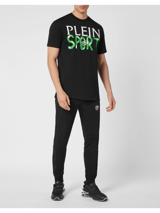Plein Sport Plein Sport T-Shirt 8215 Czarny Regular Fit