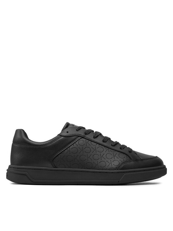 Calvin Klein Sneakersy Low Top Lace Up Lth Perf Mono HM0HM01428 Čierna
