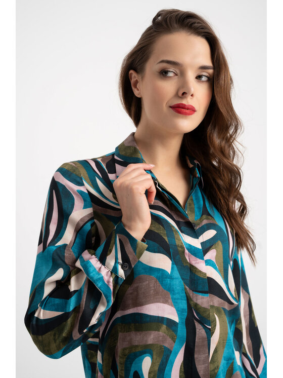 CLICK CLICK Πουκάμισο 10-6963 Έγχρωμο Loose Fit