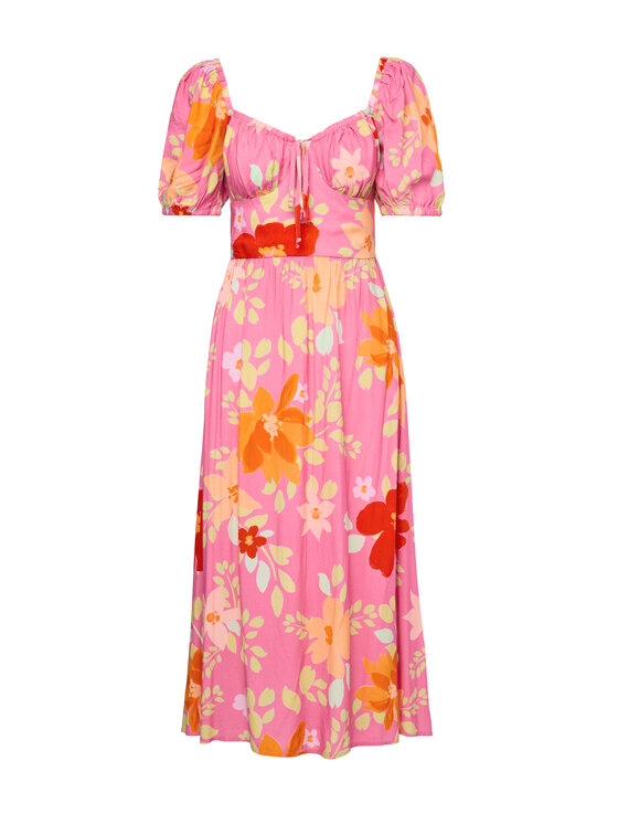 LAURELLA LAURELLA Sukienka letnia Laurella 4UL093710 Fioletowy Regular Fit