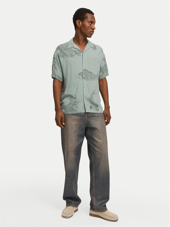 Jack&Jones Jack&Jones Särk Jeff 12268465 Roheline Relaxed Fit