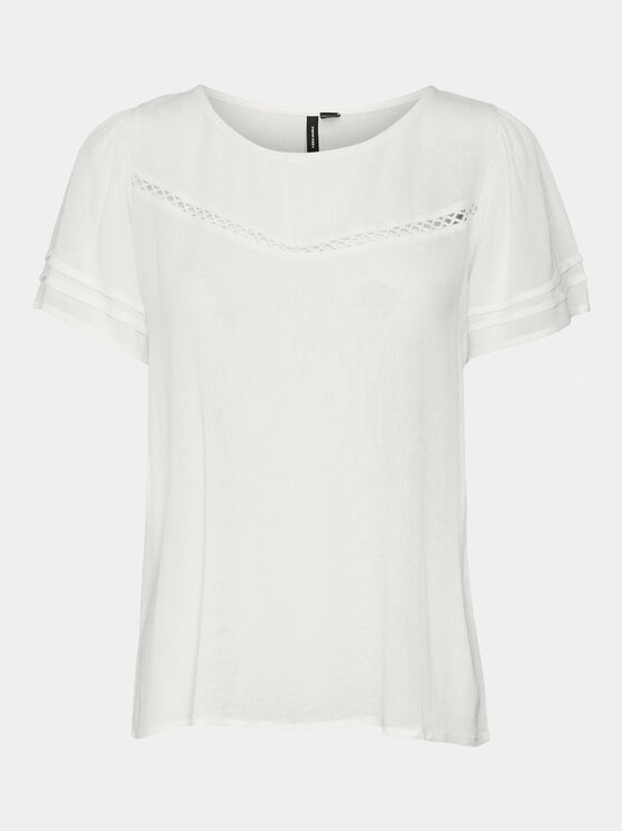 Vero Moda Vero Moda Bluse Menny 10303665 Weiß Regular Fit
