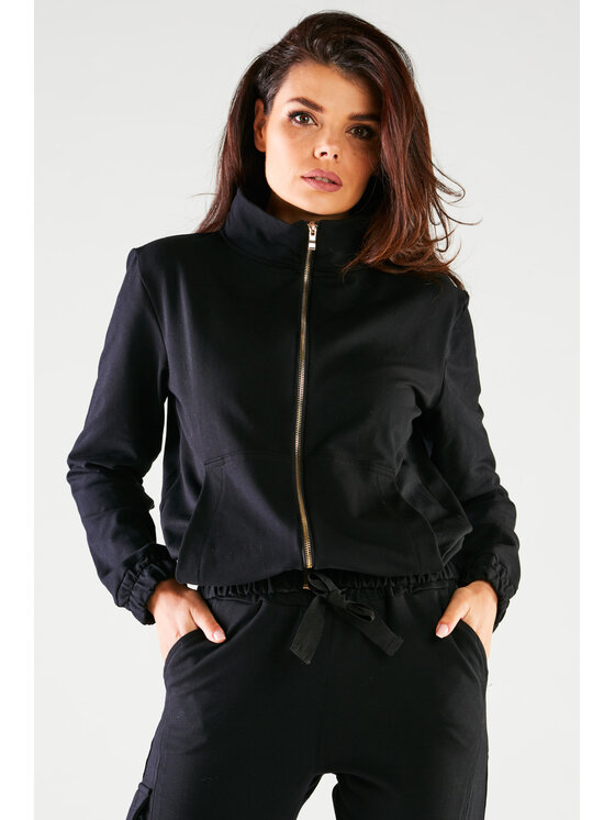 Infinite You Infinite You Bluza M246 Czarny Basic Fit
