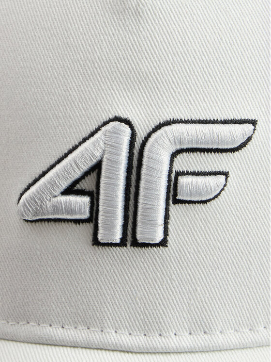 4F 4F Czapka z daszkiem BASIC 3 Biały
