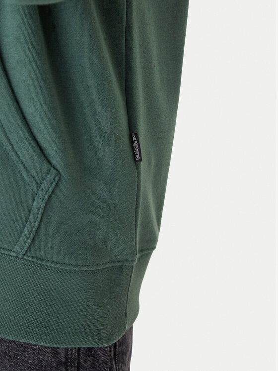 Quiksilver Quiksilver Džemperis ar kapuci Salt Water Graphic EQYFT05126 Zaļš Comfort Fit