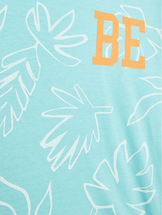 United Colors Of Benetton United Colors Of Benetton T-Shirt 34D3C10BM Niebieski Regular Fit