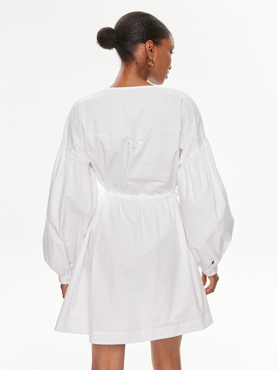 PINKO Pinko Φόρεμα καθημερινό Ace Ventura Abito 103723 A1XO Λευκό Regular Fit