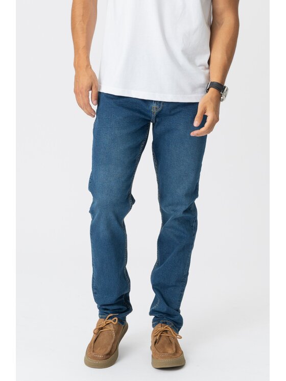 TeeShoppen TeeShoppen Jeansy 'Perform Collection' Niebieski Regular Fit