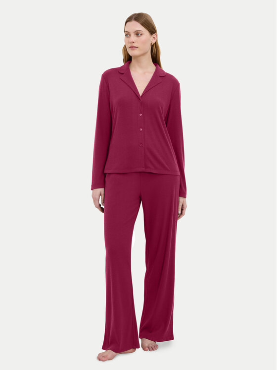 Triumph Triumph Pidžamas krekls Mix&Match 10225047 Bordo Regular Fit