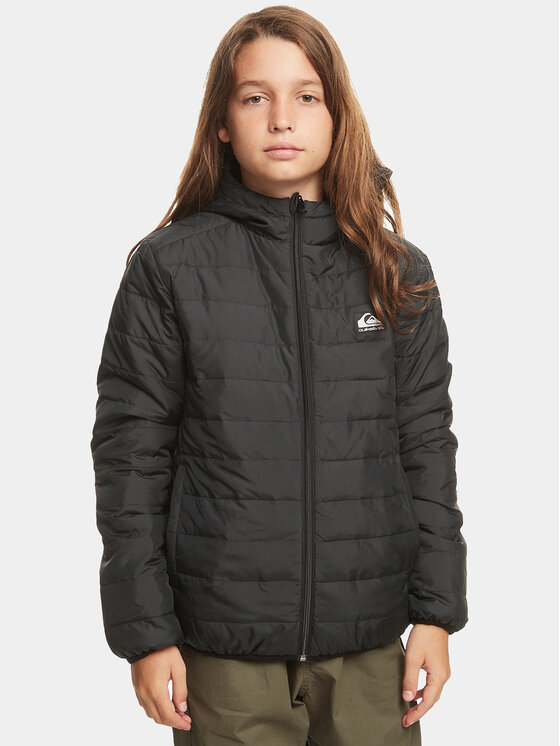 Quiksilver Prechodná bunda Scalyreversible Jckt EQBJK03276 Čierna Regular Fit