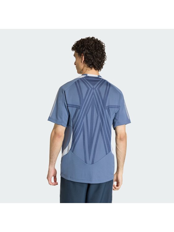 adidas adidas T-Shirt 159222 Błękitny Slim Fit