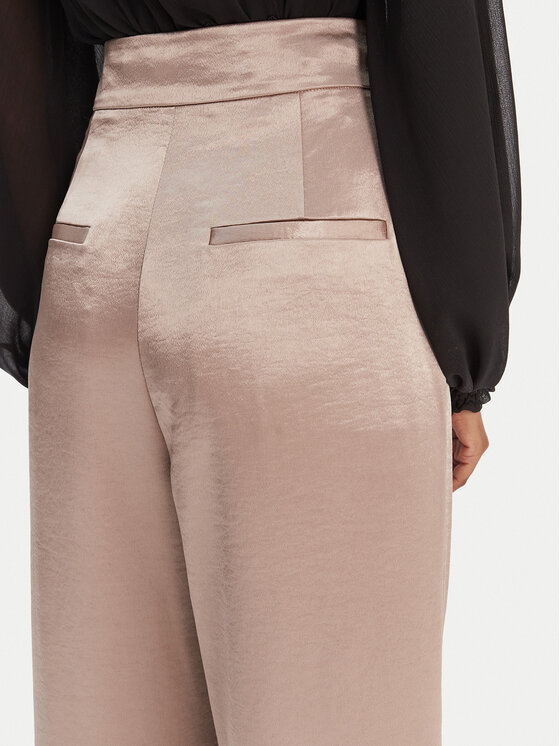 Guess Guess Pantaloni din material W6RB66 W2612 Bej Slim Fit