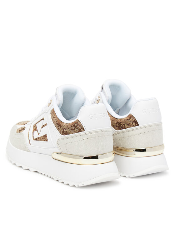 Guess Guess Sneakersy FLTKOR FAL12 Biela