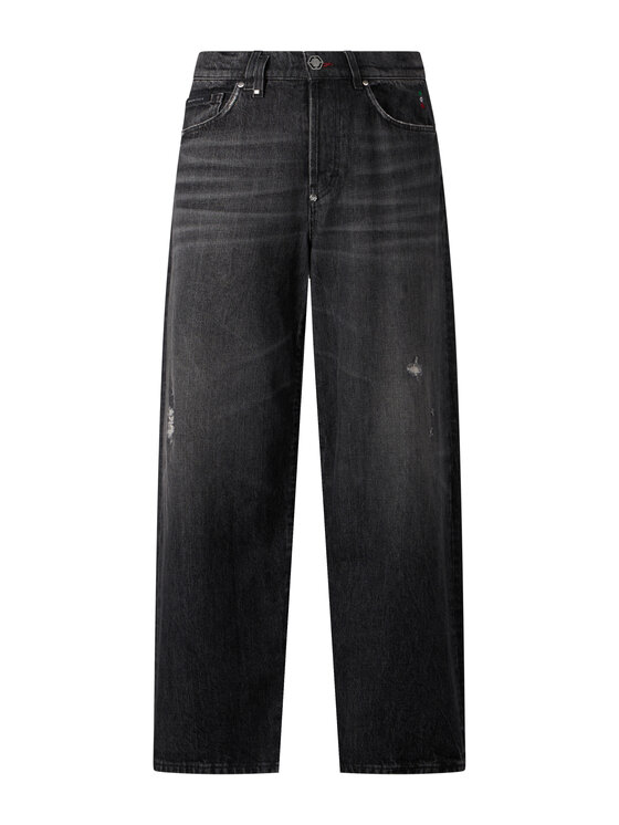 PHILIPP PLEIN PHILIPP PLEIN Džínsy 31242 Čierna Loose Fit