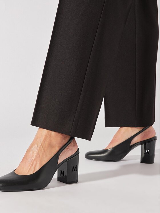 Max Mara Max Mara Босоніжки Damiersling 2345262737600 Чорний