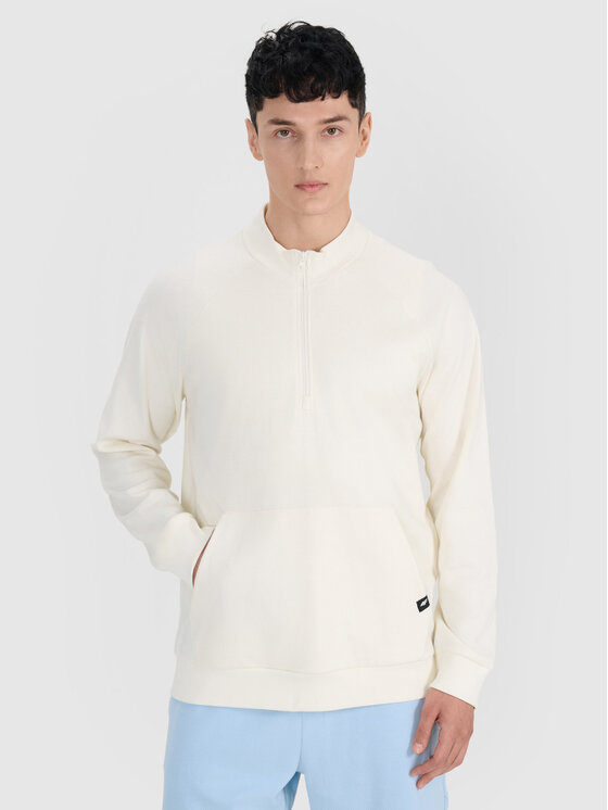 4F 4F Bluza BASKET Biały Regular Fit