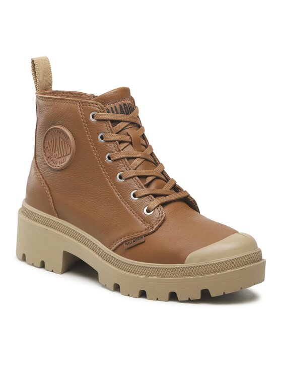 Palladium Palladium Pohodni čevlji Pallabase Leather 96905-252-M Rjava