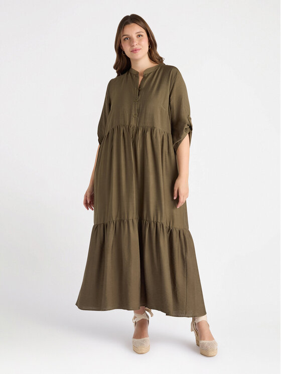 Fiorella Rubino Fiorella Rubino Abito da sera 7046T101729N035 Verde A-Line Fit