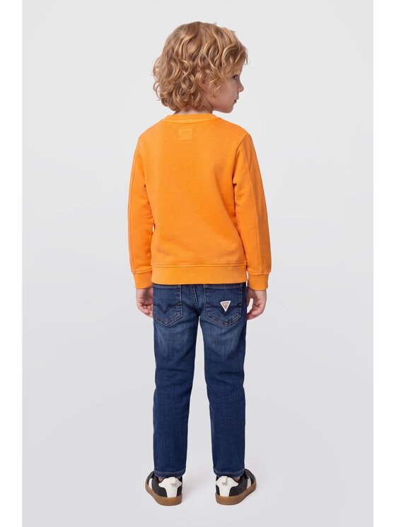 Guess Kids Guess Kids Mikina 185499 Oranžová Classic Fit