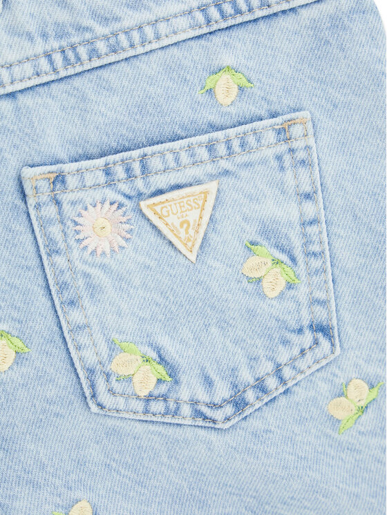 Guess Guess Jeansshorts J6GD35 D45E0 Himmelblau Regular Fit