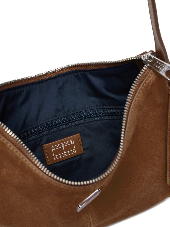 Tommy Jeans Tommy Jeans Τσάντα Tjw Slouchy Suede Shoulder Bag AW0AW18859 Καφέ